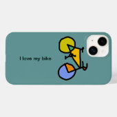 Fietssymbool : Fietsen ; Fietsers Cool Case-Mate iPhone Case (Achterkant (horizontaal))