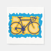 Fietssymbool Papieren servetten (Voorkant)