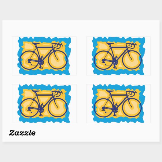 Fietssymbool Stickers (Vel)