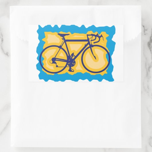 Fietssymbool Stickers (Tas)