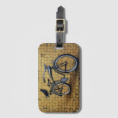 Fietstag en Kraai Bagagelabel (Voorkant (verticaal))