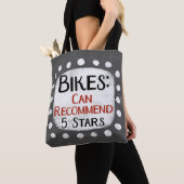 Fietstas met 5 sterren review tote bag (Dichtbij)