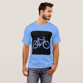 Fietsteken - Zwart T-shirt (Voorkant volledig)