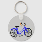 Fietstekening, stijl van 1950 sleutelhanger (Voorkant)