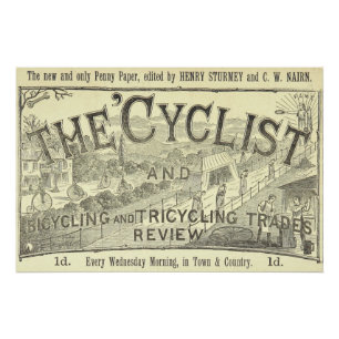 Fietstijdschrift Advertentie Kunst Poster