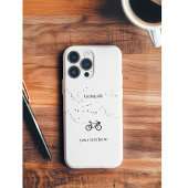 Fietstleven in zwart-wit Kunst Case-Mate iPhone Case