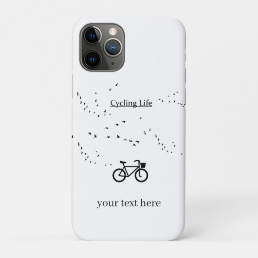 Fietstleven in zwart-wit Kunst Case-Mate iPhone Case (Achterkant)