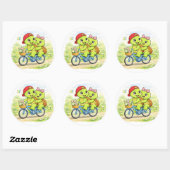 Fietstocht Datum Ronde Sticker (Vel)
