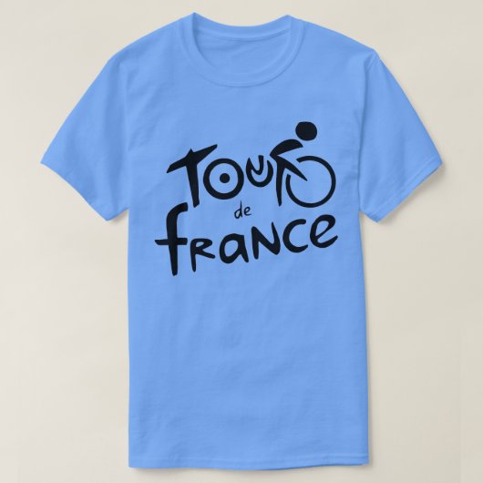 Fietstocht door Frankrijk T-shirt (Design voorkant)