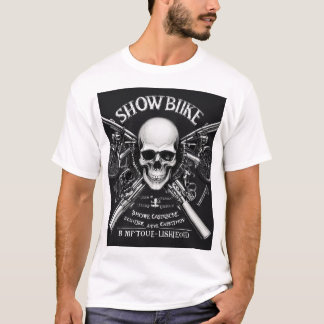 Fietstocht in stijl of pedaalkracht t-shirt