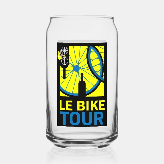 Fietstocht Kunst Blikvorm Glas (Voorkant)