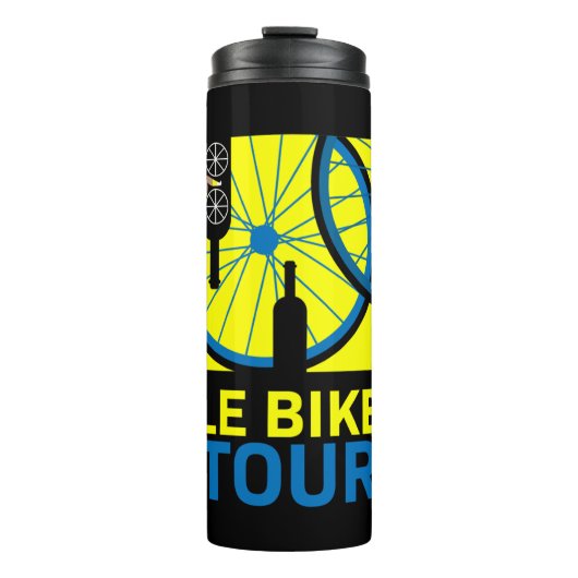 Fietstocht Kunst Thermosbeker (Voorkant)