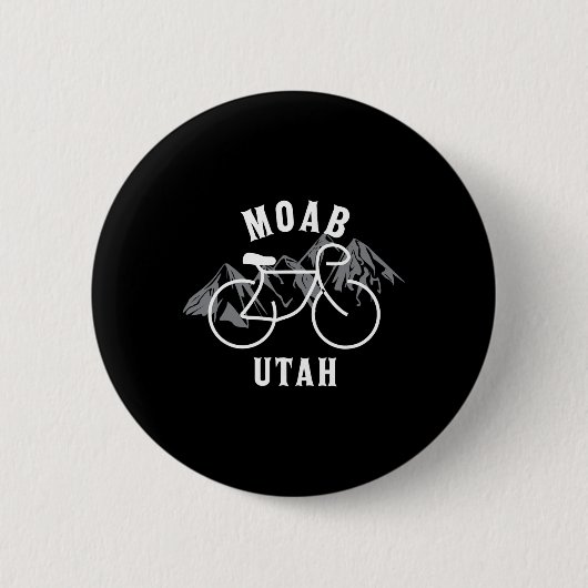 Fietstocht Moab Utah Grafisch Ronde Button 5,7 Cm (Voorkant)