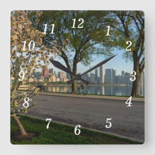 Fietstocht naar beneden Solidariteit Wandklok