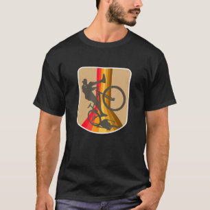 FIETSTOCHT UIT SE WHEELIE SWERVING BIG WHEEL BMX T-SHIRT