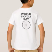 Fietstocht - Vintage Fiets T-Shirt (Achterkant)