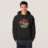 Fietstoerisme . Retro fietsen Hoodie (Voorkant volledig)
