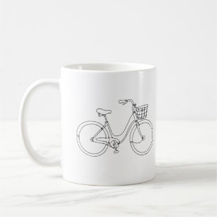 Fietstrekker op mok