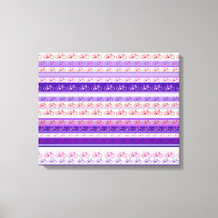 fietstrepen, decor canvas afdruk