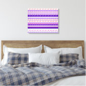 fietstrepen, decor canvas afdruk (Insitu (Slaapkamer))