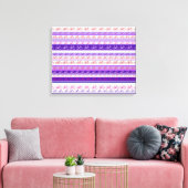 fietstrepen, decor canvas afdruk (Insitu (Woonkamer))