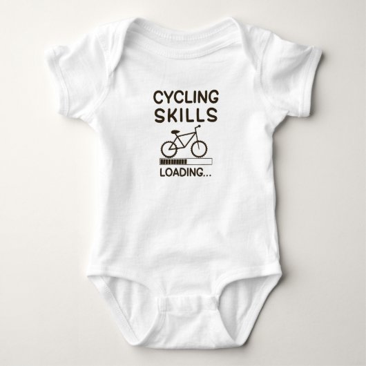 Fietsvaardighedenbelasting | Schattigee fietser Romper (Voorkant)