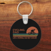 fietsvader als een normale vader, maar koeler sleutelhanger (Voorkant)