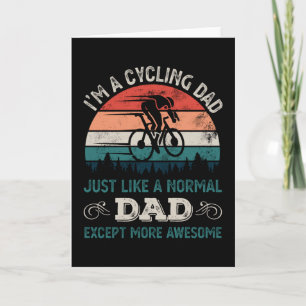 Fietsvader - Fietsdag Cyclist Fathers Day Gift Kaart