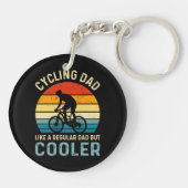 Fietsvader | Fietser | Cycoloog | avontuur Sleutelhanger (Achterkant)