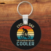 Fietsvader | Fietser | Cycoloog | avontuur Sleutelhanger (Voorkant)