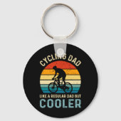Fietsvader | Fietser | Cycoloog | avontuur Sleutelhanger (Achterkant)