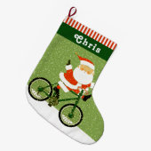 Fietsvakantie Cadeaubon Grote Kerstsok (Voorkant (Hangend))