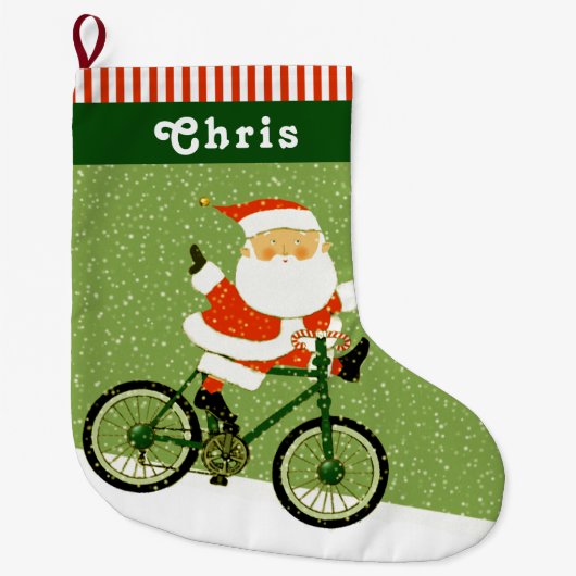 Fietsvakantie Cadeaubon Grote Kerstsok (Voorkant)