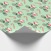 Fietsvakantie Kerst Inpakpapier (Hoek)