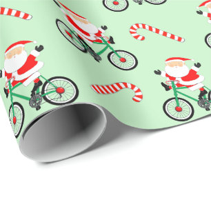 Fietsvakantie Kerst Inpakpapier