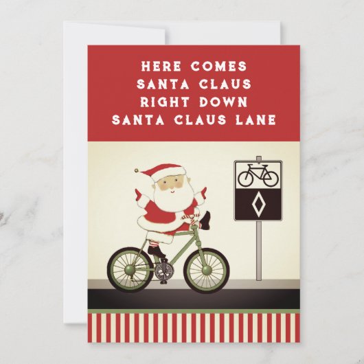 Fietsvakantie Kerstkaarten (Voorkant)