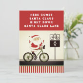 Fietsvakantie Kerstkaarten (Staand voorkant)