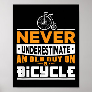 Fietsvakantie Shirt voor opa Fietser Fietsvakantie Poster