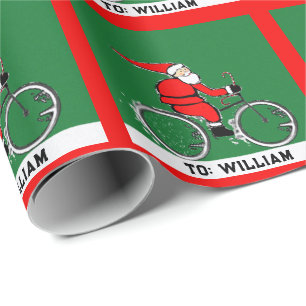 Fietsvakantiegeschenk Cadeaupapier