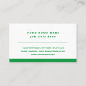 Fietsverhuur fiets logo visitekaartje template (Achterkant)