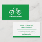 Fietsverhuur fiets logo visitekaartje template (Voorkant / Achterkant)