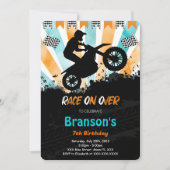 Fietsverjaardagsuitnodiging Kaart (Voorkant)