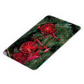 Fietsversiering op een kerstboom magneet (Linkerzijde)