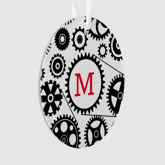 Fietsversnellingen INITIAAL Fietsfiets Modern Ornament (voorkant)