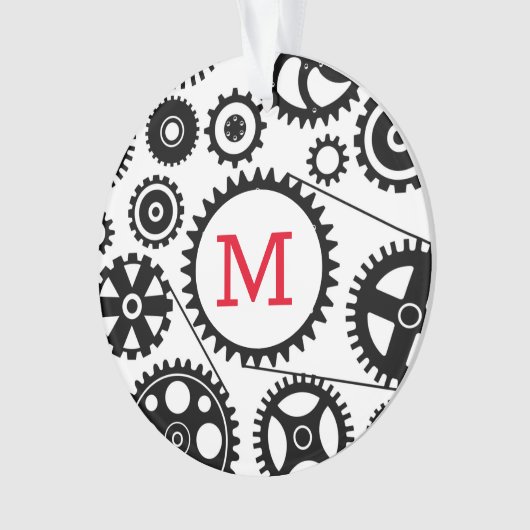 Fietsversnellingen INITIAAL Fietsfiets Modern Ornament (voorkant)