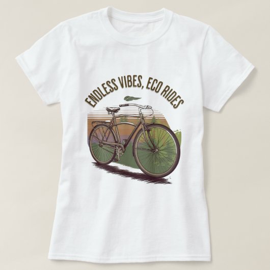 Fietsvibe, Eco T-shirt (Design voorkant)
