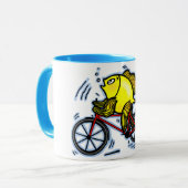 Fietsvis (Bike) Mok (Voorkant links)