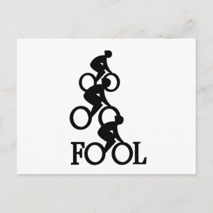 Fietswaanzin - Cadeau voor fietser fan Briefkaart