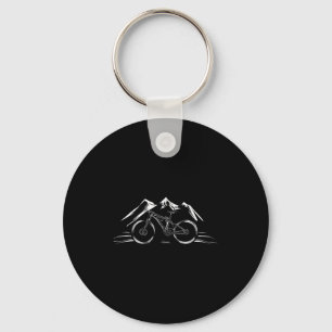 Fietswedstrijd Fiets Motivatie Mountainbike Klimme Sleutelhanger