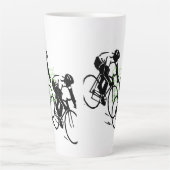 Fietswedstrijd Kunst Latte Mok (Voorkant)